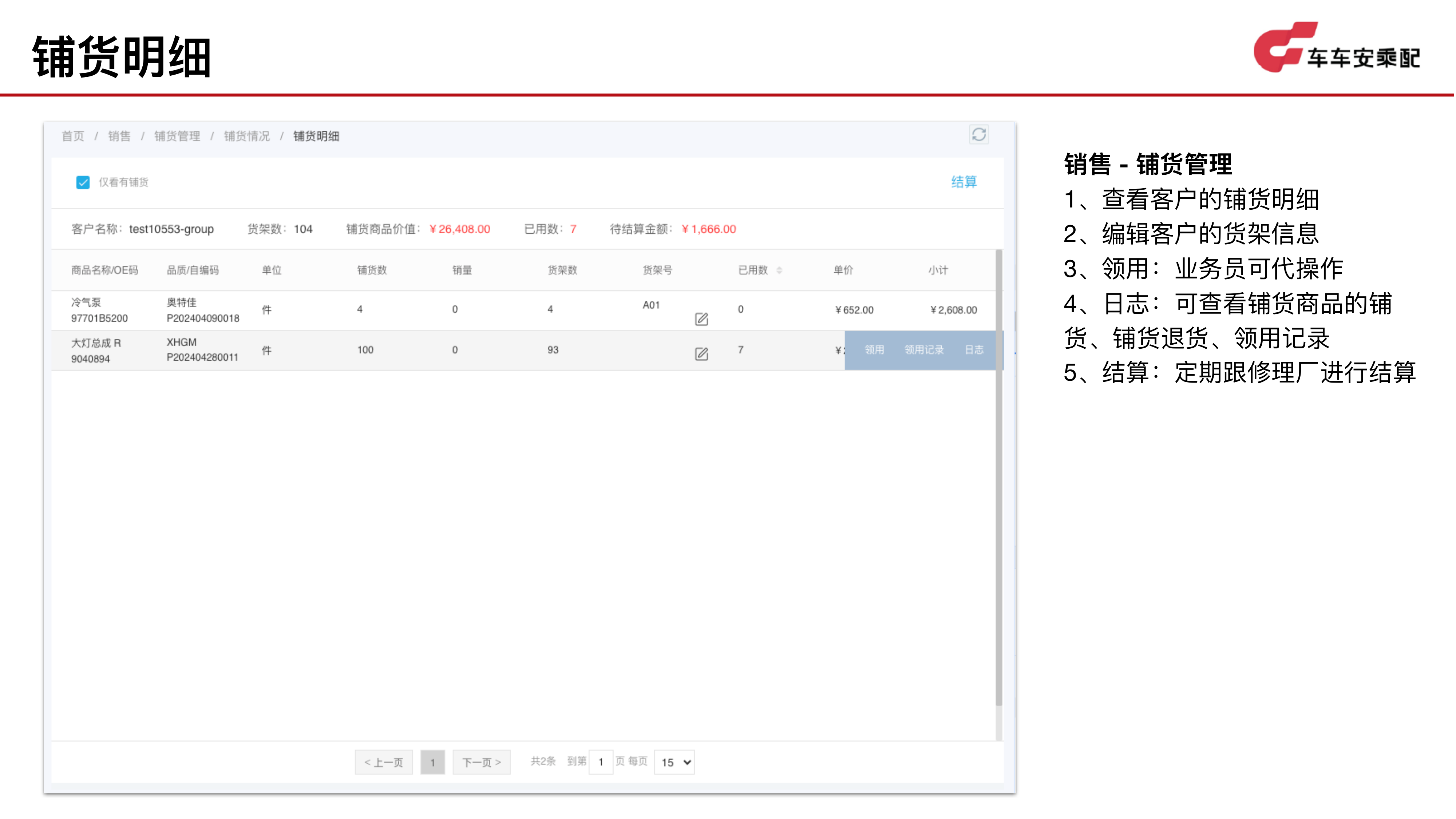铺出去的货怎么对账?修理厂货架上的账,别再靠脑子记